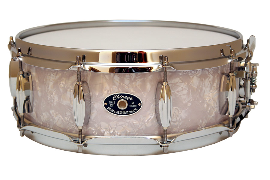 Snare Drum - 5" Blue White Pearl