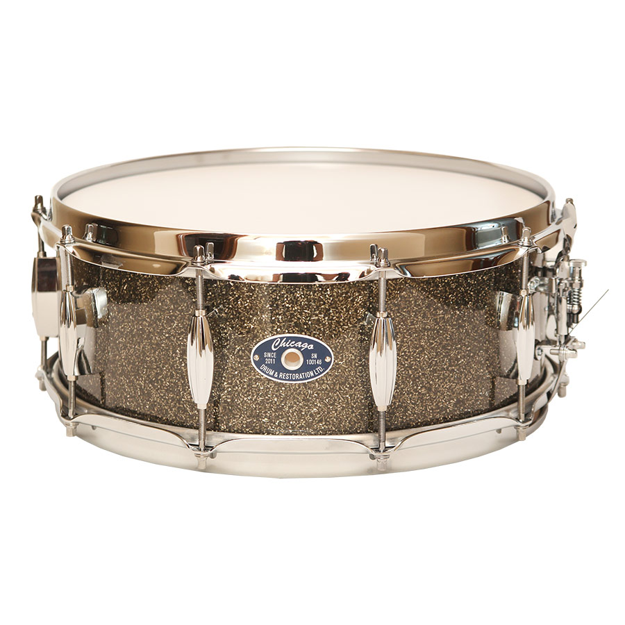 Snare Drum - 5-1/2" Grey Glass Glitter