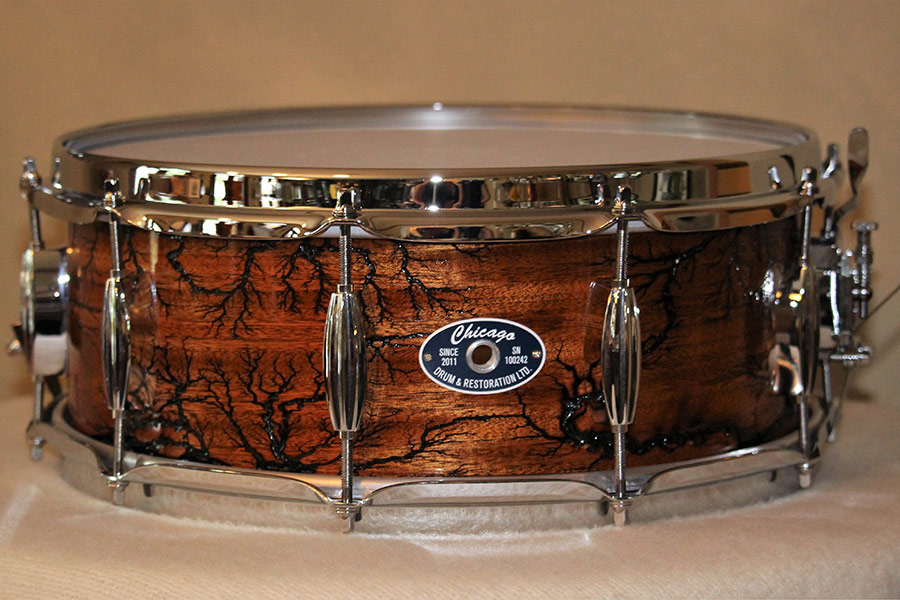 Snare Drum - 5-1/2" Mahogany Fractal