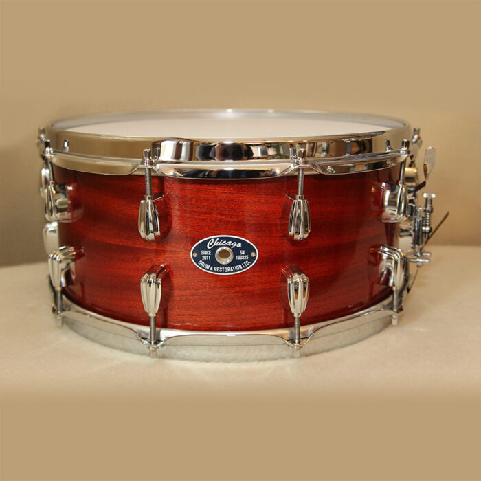Snare Drum - 6-1/2" Mahogany with Red Stain