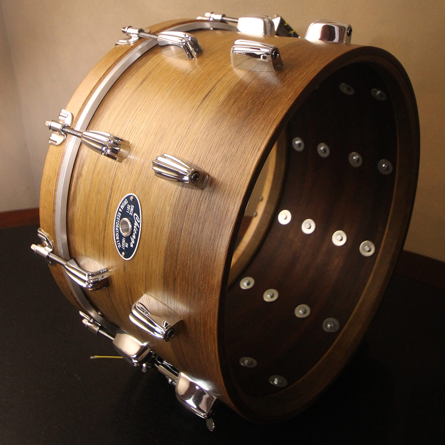 Snare Drum - 8" Hickory Veneer - Mahogany Inside