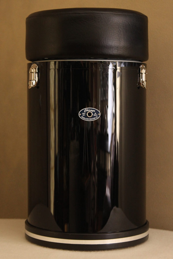 Canister Throne - Black Gloss - Chicago Drum
