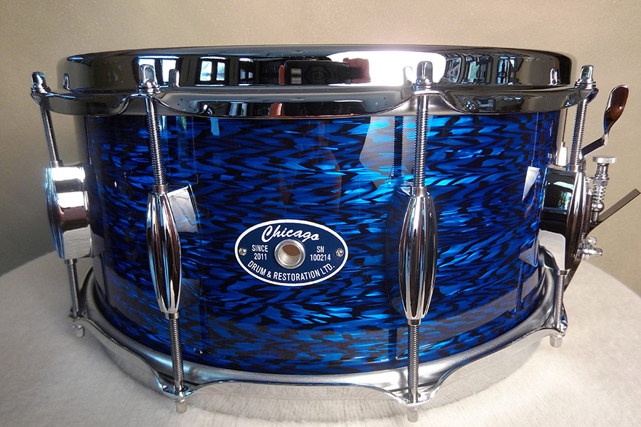 Snare Drum - Blue Onyx
