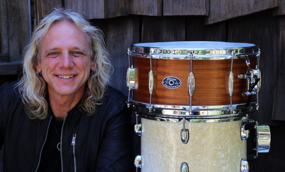 Mike Hansen with Mahogany Snare