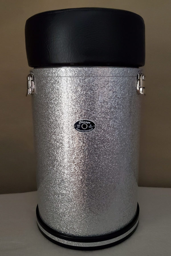 Canister Throne - Silver Sparkle - Chicago Drum