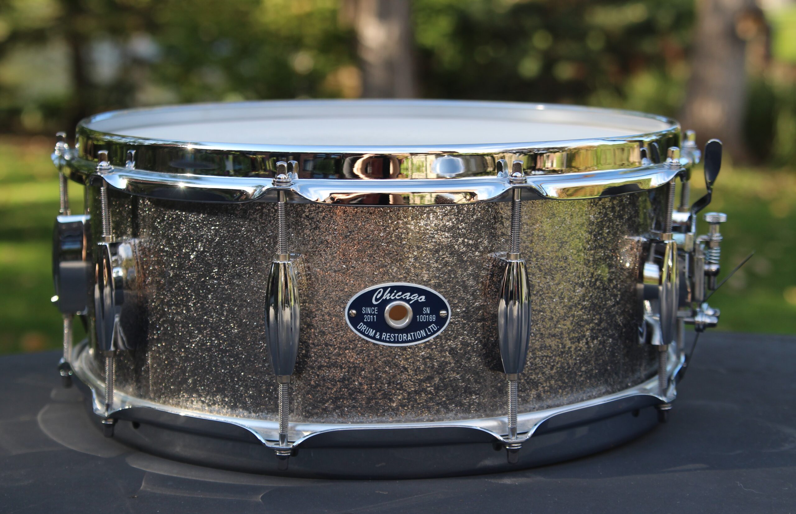 Snare Drum - 5-1/2" Titanium Sparkle - Chicago Drum