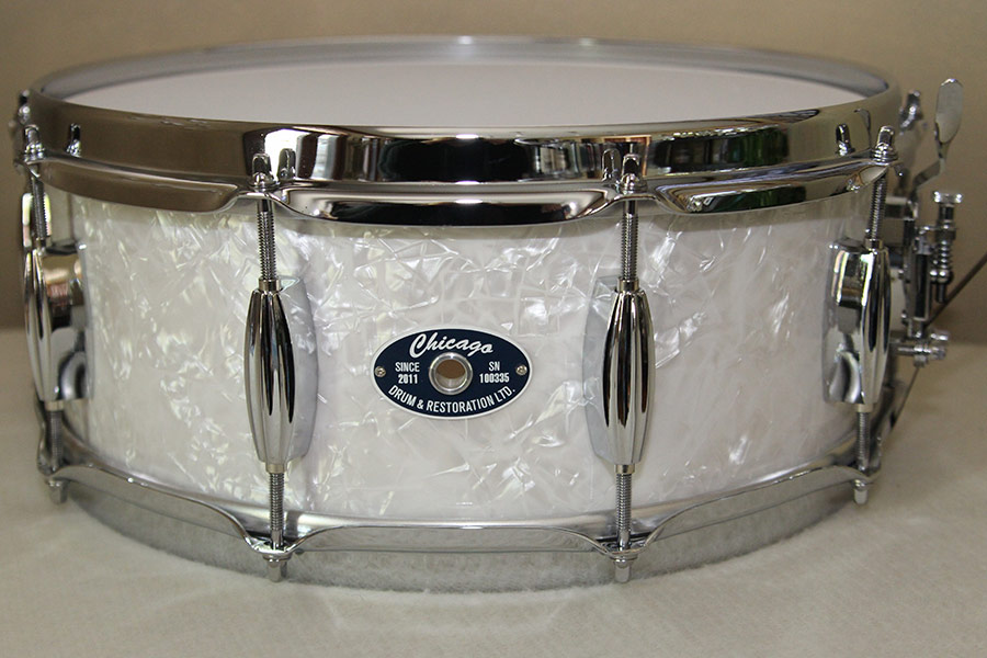 Snare Drum - White Pearl